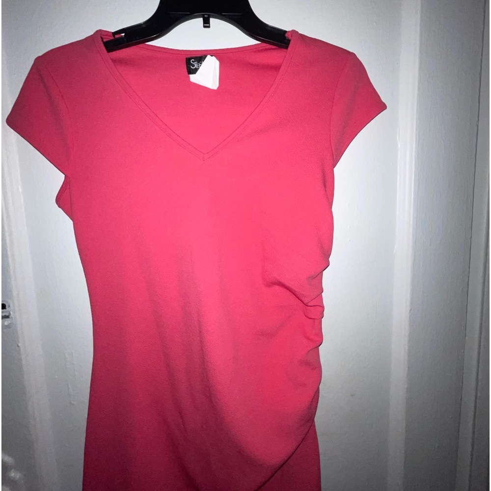 Stefano Di Roma Women’s Pink Ruffled Front Dress - Size S View 2